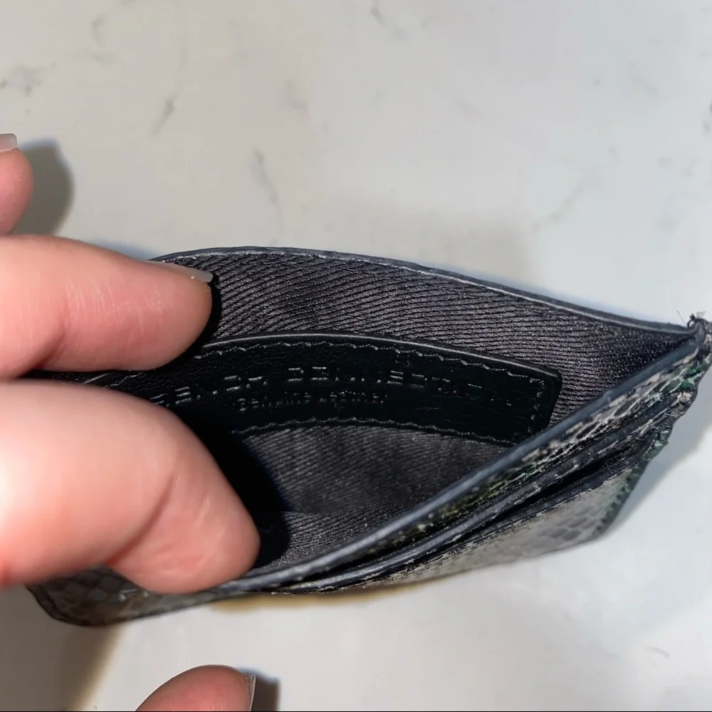 French Connection Leather Card Holder